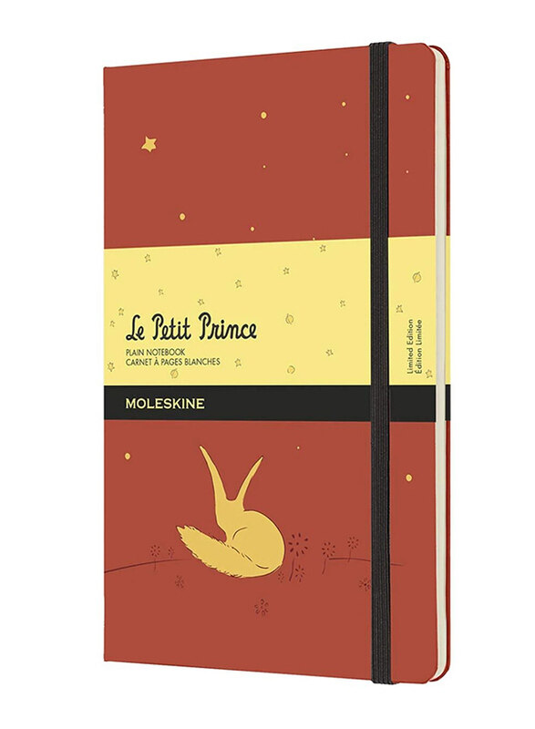 Moleskine Limited Edition Petit Prince Large Plain Hard Cover Notebook, 5 x 8.25cm, Coral Orange
Moleskine Limited Edition Petit Prince Large Plain Hard Cover Notebook, 5 x 8.25cm, Coral Orange