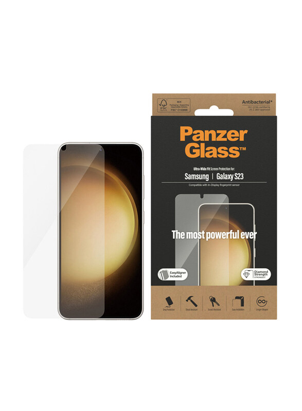 Panzerglass Samsung Galaxy S23 Edge To Edge Tempered Glass with FingerPrint Scan Screen Protector, Clear/Black
Panzerglass Samsung Galaxy S23 Edge To Edge Tempered Glass with FingerPrint Scan Screen Protector, Clear/Black