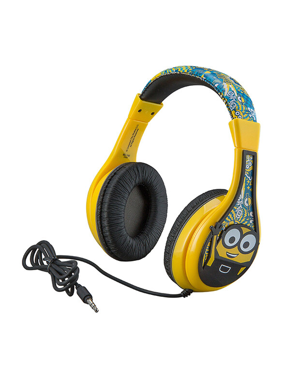 iHome Kiddesigns Minions The Rise of Gru 3.5mm Wired Over-Ear Headphones, Yellow
iHome Kiddesigns Minions The Rise of Gru 3.5mm Wired Over-Ear Headphones, Yellow