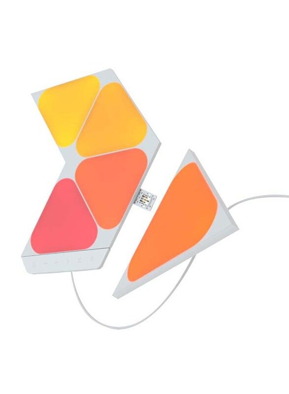 Nanoleaf Shapes Triangles Mini Smart WiFi LED Panel System Starter Kit with Music Visualizer, 5 Packs, Multicolour
Nanoleaf Shapes Triangles Mini Smart WiFi LED Panel System Starter Kit with Music Visualizer, 5 Packs, Multicolour