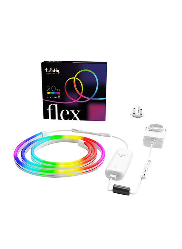 Twinkly 2-Meter Flex Starter Kit 192 LED RGB App Controlled Flexible Light Tube with Stunning 16 Million Colors, Indoor Smart Home Decoration light, B
Twinkly 2-Meter Flex Starter Kit 192 LED RGB App Controlled Flexible Light Tube with Stunning 16 Million Colors, Indoor Smart Home Decoration light, B