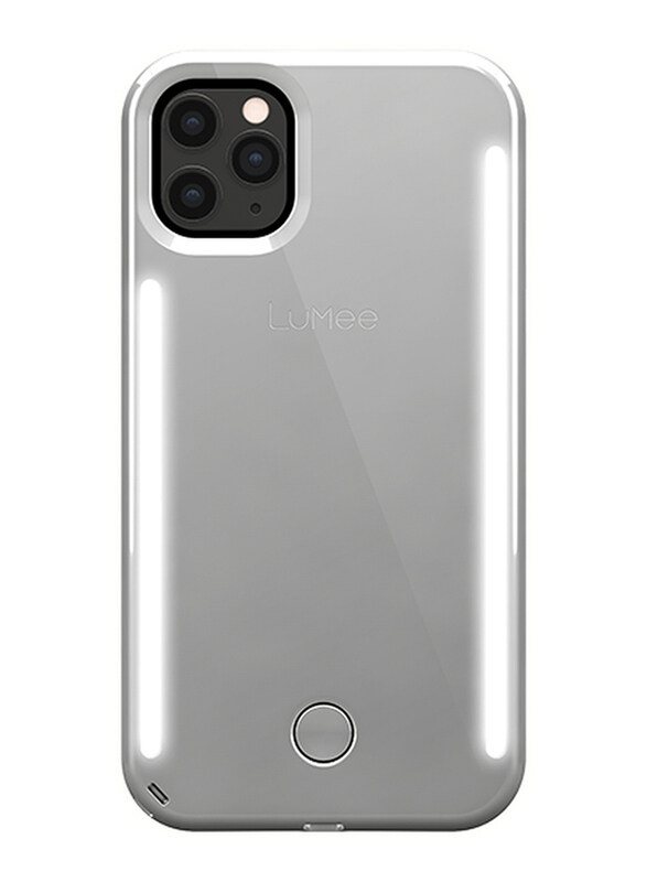 Lumee Apple iPhone 11 Pro Duo Mobile Phone Case Cover, with Selfie Light, Mirror Silver
Lumee Apple iPhone 11 Pro Duo Mobile Phone Case Cover, with Selfie Light, Mirror Silver