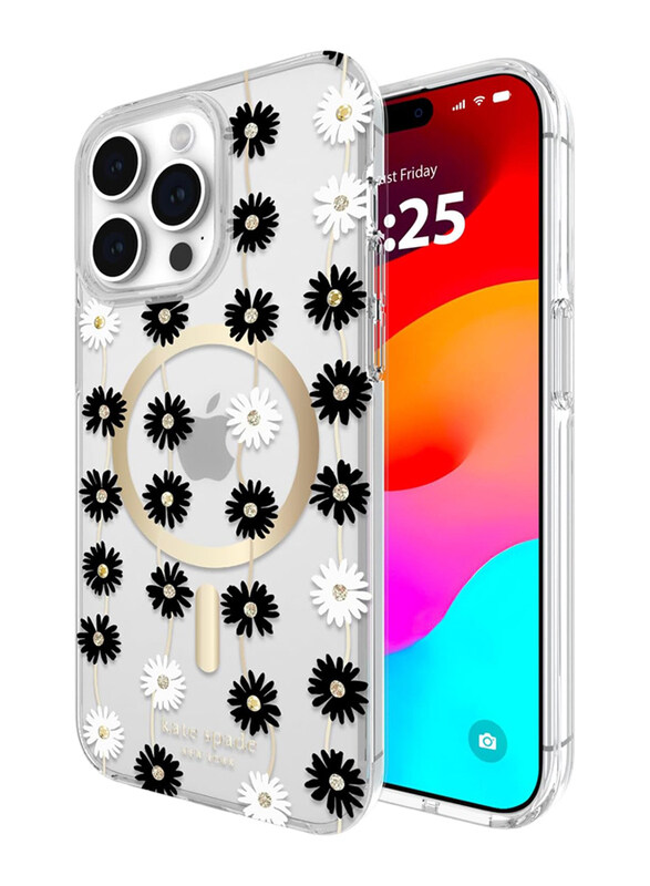 Kate Spade Apple iPhone 15 Pro Max 10ft Drop Protection Cover Made from Recycled Materials Magsafe Wireless Charging Mobile Phone Case Cover, Daisy Ch
Kate Spade Apple iPhone 15 Pro Max 10ft Drop Protection Cover Made from Recycled Materials Magsafe Wireless Charging Mobile Phone Case Cover, Daisy Ch
