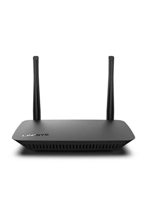 Linksys E5400 Dual Band Wi-Fi 5 Router AC1200, 4 Fast Ethernet Ports, 2 Antennas, Black
Linksys E5400 Dual Band Wi-Fi 5 Router AC1200, 4 Fast Ethernet Ports, 2 Antennas, Black
