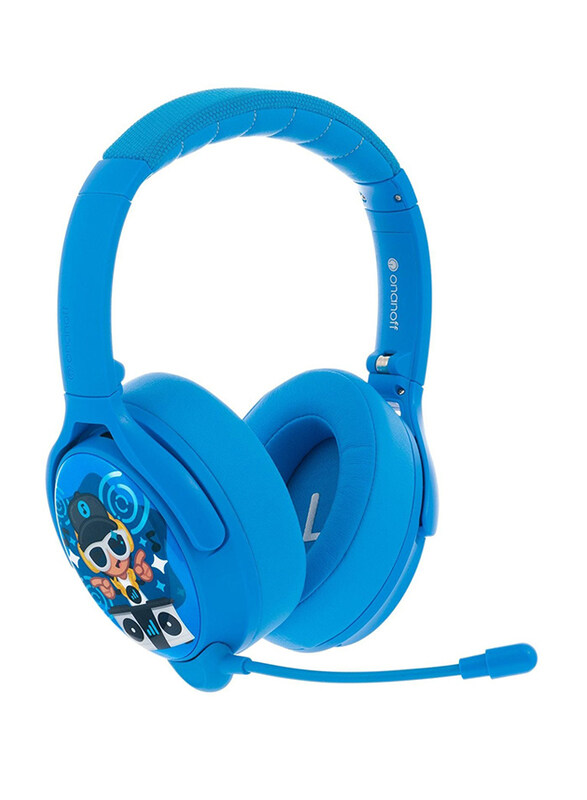 BuddyPhones Cosmos Plus Active Wireless Bluetooth On-Ear Noise Cancellation Headphone for Kids, Cool Blue
BuddyPhones Cosmos Plus Active Wireless Bluetooth On-Ear Noise Cancellation Headphone for Kids, Cool Blue