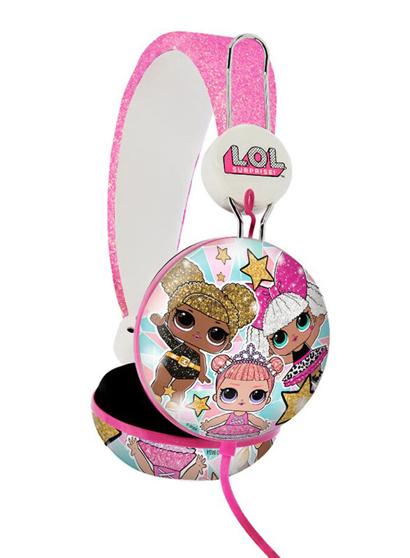 OTL LOL Surprise Wired On-Ear Foldable & Adjustable Kids Headphones, Glitter Glam Pink
OTL LOL Surprise Wired On-Ear Foldable & Adjustable Kids Headphones, Glitter Glam Pink