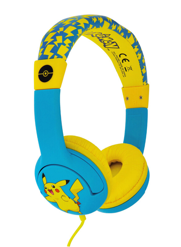 OTL Pokemon Pikachu 3.5mm Jack On-Ear Children's Headphones, Safe Volume Limiting 85dB, Yellow/Blue
OTL Pokemon Pikachu 3.5mm Jack On-Ear Children's Headphones, Safe Volume Limiting 85dB, Yellow/Blue