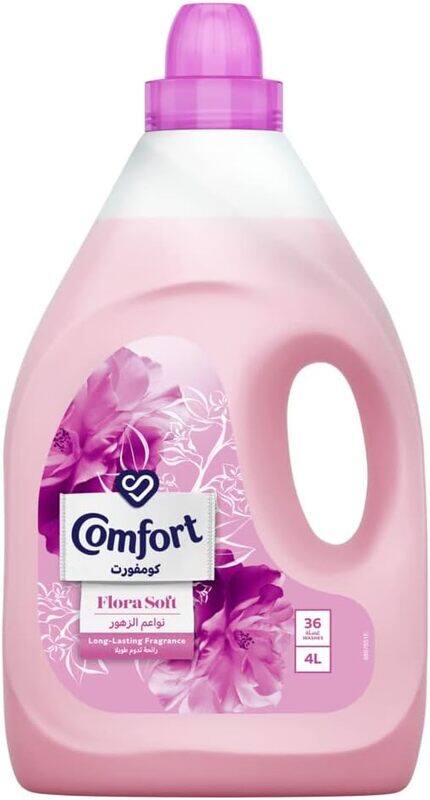 Comfort Fabric Softener for Super Soft Clothes, Flora Soft, gives Long-Lasting Fragrance, 4litre
Comfort Fabric Softener for Super Soft Clothes, Flora Soft, gives Long-Lasting Fragrance, 4litre