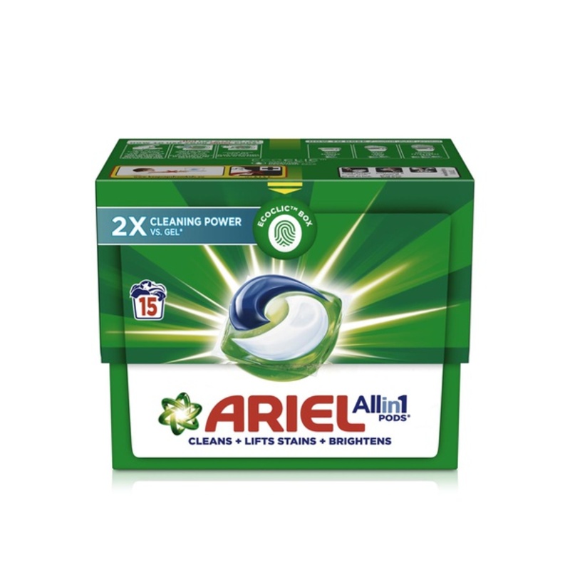 

Ariel Original All-in-1 Pods, 15 Count Laundry Detergent Pods