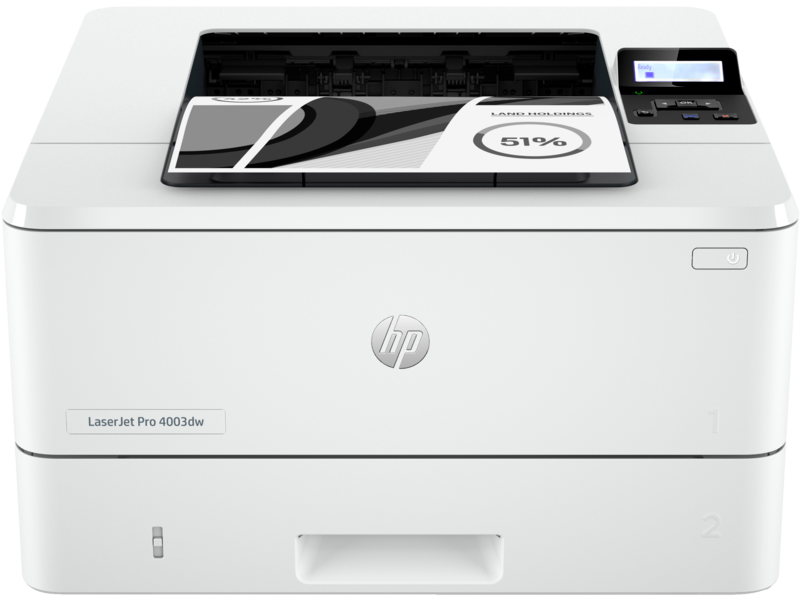 HP LaserJet Pro 4003dw Printer - Duplex, Wireless, Print: up to 42 ppm black, Hi-Speed USB 2.0, White- 2Z610A
HP LaserJet Pro 4003dw Printer - Duplex, Wireless, Print: up to 42 ppm black, Hi-Speed USB 2.0, White- 2Z610A
