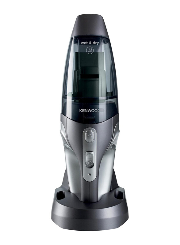 Kenwood Wet & Dry Cordless Handheld Vacuum Cleaner with 14.8V Lithium-Ion Battery, Hvp19.000Si, Black/Silver
Kenwood Wet & Dry Cordless Handheld Vacuum Cleaner with 14.8V Lithium-Ion Battery, Hvp19.000Si, Black/Silver