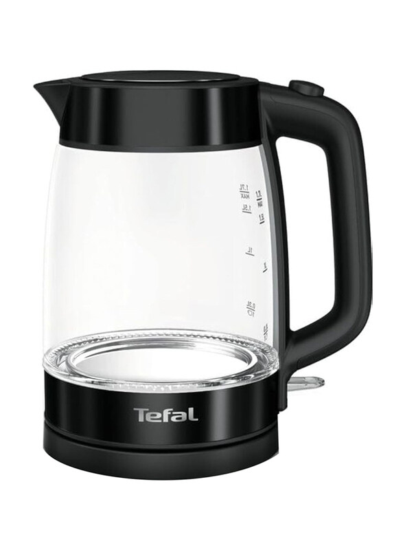 Tefal Fresh Water Boiled Electric Glass Kettle With Auto Shut-off & Removable Mesh Filter, 2200W, 1.7L, Ki840830, Black
Tefal Fresh Water Boiled Electric Glass Kettle With Auto Shut-off & Removable Mesh Filter, 2200W, 1.7L, Ki840830, Black