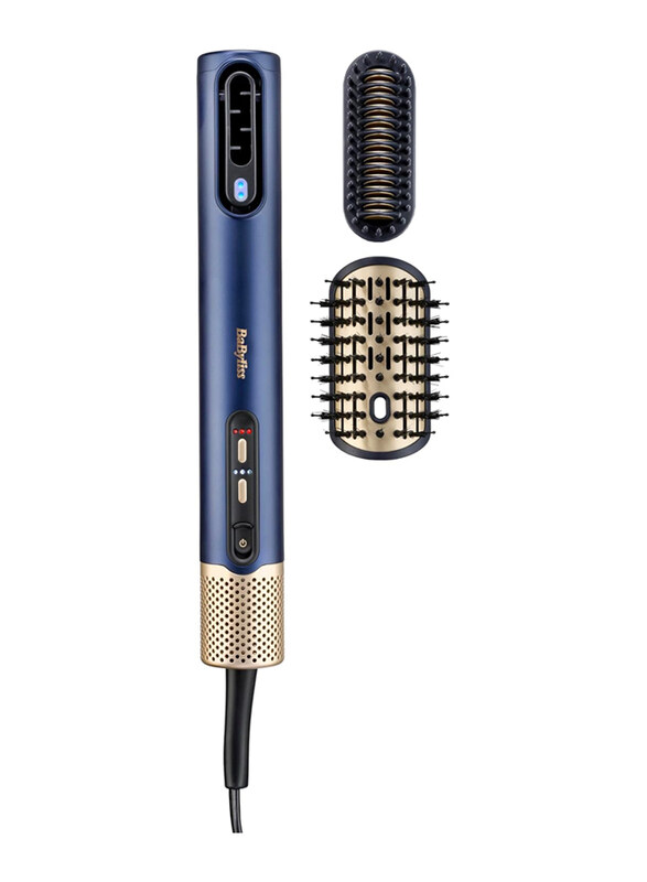 BaByliss Air Wand 3-in-1 Straightener & Hot Air Brush Dryer Hair Styler with Ion Technology & High-Speed Digital Motor, AS6550SDE, Blue
BaByliss Air Wand 3-in-1 Straightener & Hot Air Brush Dryer Hair Styler with Ion Technology & High-Speed Digital Motor, AS6550SDE, Blue