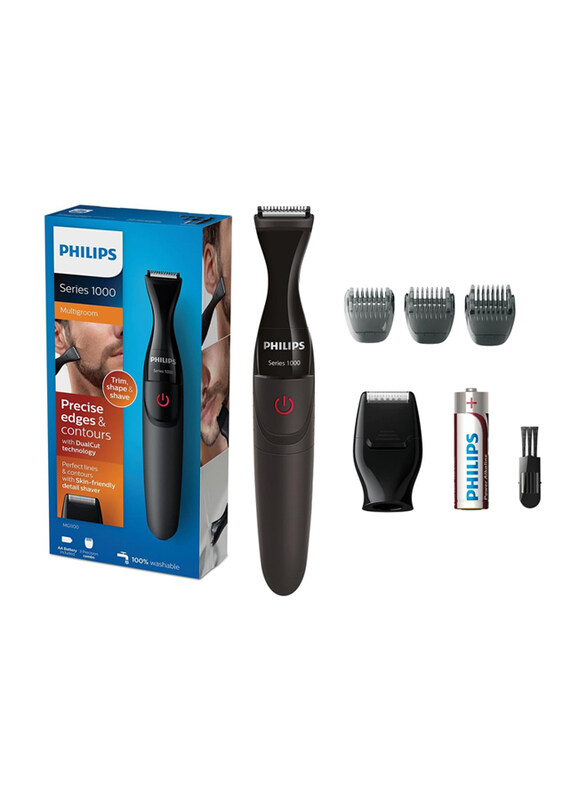 Philips Multigroom Series 1000 Ultra Precise Beard Styler with DualCut Technology for Men, MG1100, Black
Philips Multigroom Series 1000 Ultra Precise Beard Styler with DualCut Technology for Men, MG1100, Black
