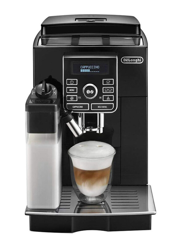 Delonghi 1.8L Electric Fully Automatic Coffee Machine, 220W, ECAM25.462.B, Black
Delonghi 1.8L Electric Fully Automatic Coffee Machine, 220W, ECAM25.462.B, Black