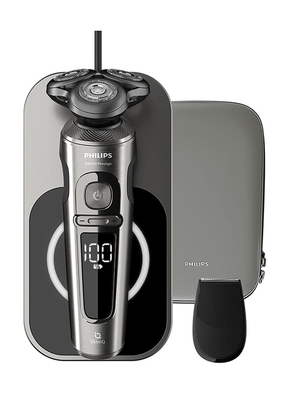 Philips Series 9000 Prestige Electric Wet & Dry Shaver, Sp9860/13, Black/Silver
Philips Series 9000 Prestige Electric Wet & Dry Shaver, Sp9860/13, Black/Silver