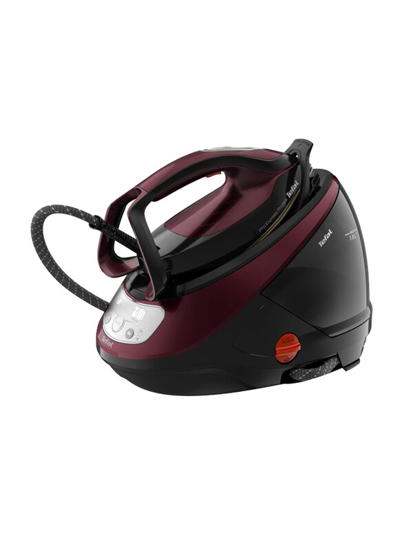 Tefal Pro Express Protect High Pressure Steam Generator Iron, 2600W, GV9230, Burgundy/Black
Tefal Pro Express Protect High Pressure Steam Generator Iron, 2600W, GV9230, Burgundy/Black