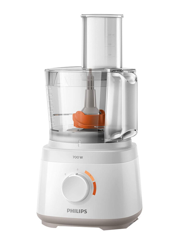 Philips 16 Functions Daily Collection Daily Compact Food Processor, 700W, HR7310/01, White
Philips 16 Functions Daily Collection Daily Compact Food Processor, 700W, HR7310/01, White
