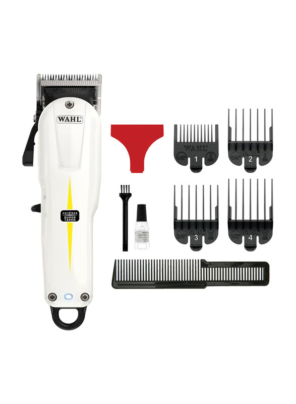 Wahl Super Taper Professional Pro Cordless & Lightweight Hair Cutting Kit with Barbers Supplies, V500, Multicolour
Wahl Super Taper Professional Pro Cordless & Lightweight Hair Cutting Kit with Barbers Supplies, V500, Multicolour