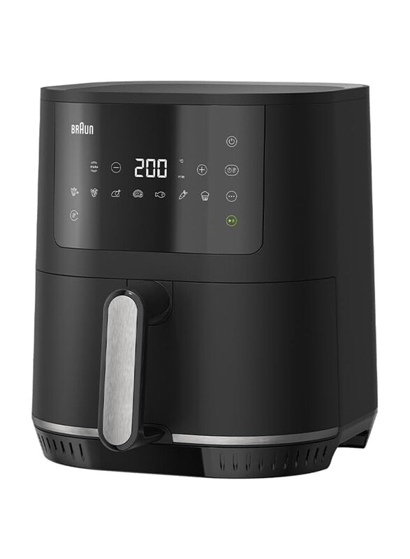 Braun Auto-off 70% Energy Saving Digital Touch Screen 8 Automatic Programs Multifry 3 Hot Air Fryer, 4.3L, 1500W, Hf3030Bk, Black
Braun Auto-off 70% Energy Saving Digital Touch Screen 8 Automatic Programs Multifry 3 Hot Air Fryer, 4.3L, 1500W, Hf3030Bk, Black