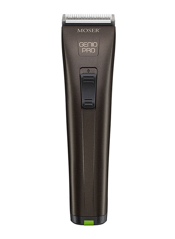 Moser Genio Pro Professional Hair Clipper with Interchangeable Battery for Men, 18740150-1, Brown
Moser Genio Pro Professional Hair Clipper with Interchangeable Battery for Men, 18740150-1, Brown