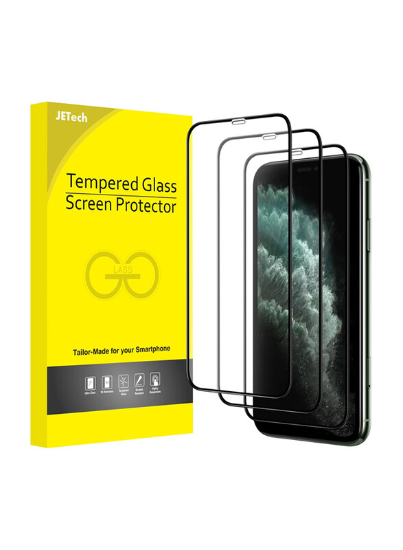 JEtech Apple iPhone 11 Pro/iPhone X/iPhone XS 5.8-Inch Full Coverage HD Screen Protector, Black Edge, 9H Tempered Glass Film, Case-Friendly, 3 Pieces,
JEtech Apple iPhone 11 Pro/iPhone X/iPhone XS 5.8-Inch Full Coverage HD Screen Protector, Black Edge, 9H Tempered Glass Film, Case-Friendly, 3 Pieces,