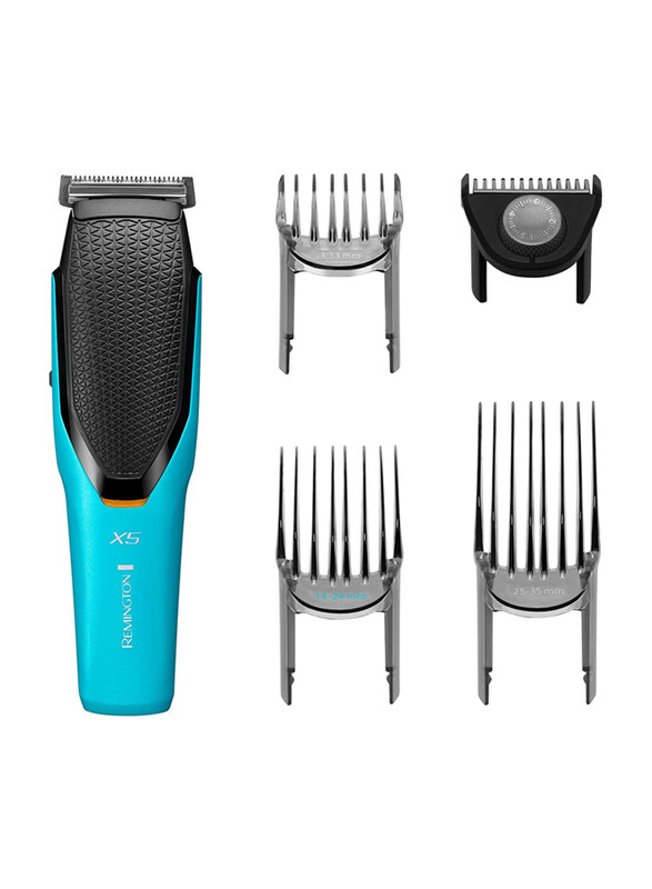 Remington X5 Power-X Hair Clippers Cordless with Japanese Steel Blades and Micro Fade Comb, HC5000, Blue/Black
Remington X5 Power-X Hair Clippers Cordless with Japanese Steel Blades and Micro Fade Comb, HC5000, Blue/Black