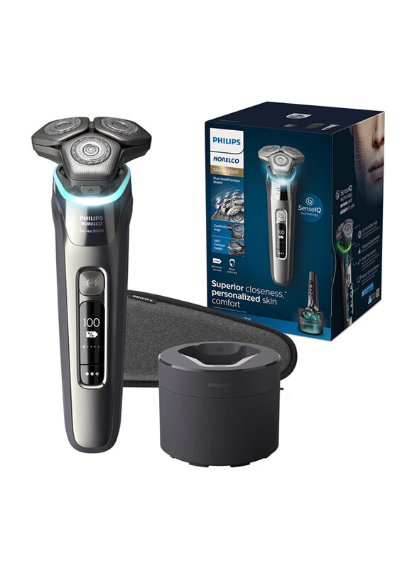 Philips Norelco 9500 Rechargeable Wet & Dry Electric Pop up Trimmer Shaver with Quick Clean & Travel Case, S9985/84, Black
Philips Norelco 9500 Rechargeable Wet & Dry Electric Pop up Trimmer Shaver with Quick Clean & Travel Case, S9985/84, Black