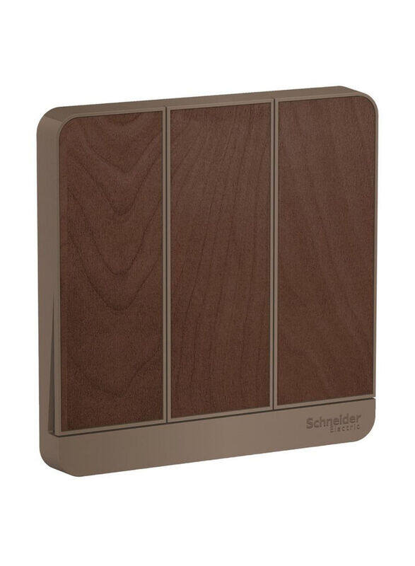 Schneider Electric E8333L2_WD AvatarOn Wood 2 Way 3 Gang Switches, 16AX, 250 V, Wood
Schneider Electric E8333L2_WD AvatarOn Wood 2 Way 3 Gang Switches, 16AX, 250 V, Wood