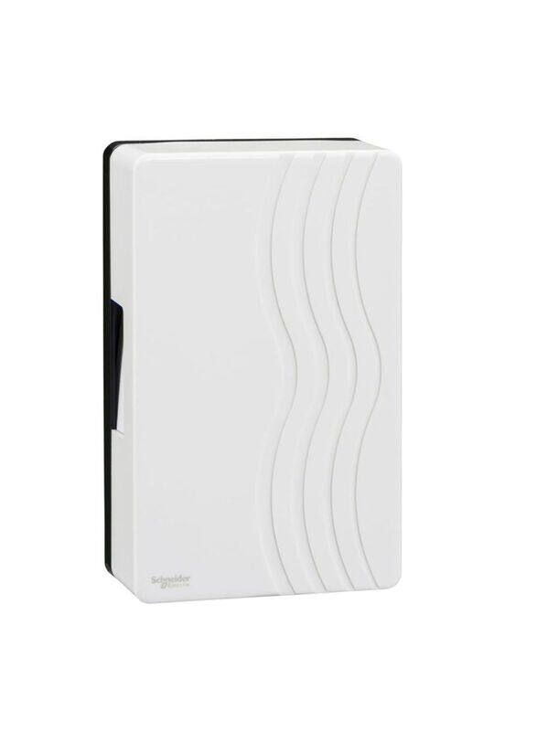 Schneider Electric 2-Wire Mechanical Door Bell Chime, 220 V, 10.8 x 5 x 17.4cm, White
Schneider Electric 2-Wire Mechanical Door Bell Chime, 220 V, 10.8 x 5 x 17.4cm, White