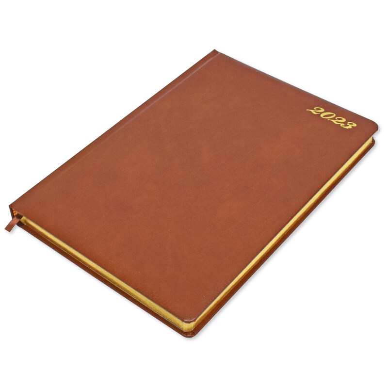 FIS 2023 English Golden 1-Side Padded Diary with Bonded Leather, 384 Sheets, 70 GSM, A4 Size, FSDI45EGB23BR, Maroon
FIS 2023 English Golden 1-Side Padded Diary with Bonded Leather, 384 Sheets, 70 GSM, A4 Size, FSDI45EGB23BR, Maroon