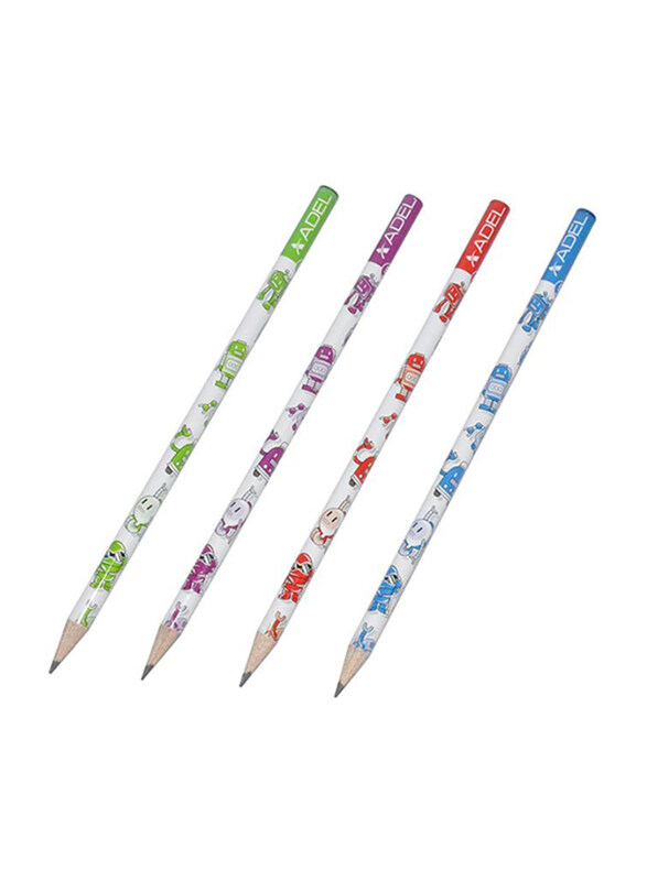 Adel 72-Piece Robots Blacklead Pencil Set, ALPE2061130654, Green/Purple/Red/Blue
Adel 72-Piece Robots Blacklead Pencil Set, ALPE2061130654, Green/Purple/Red/Blue