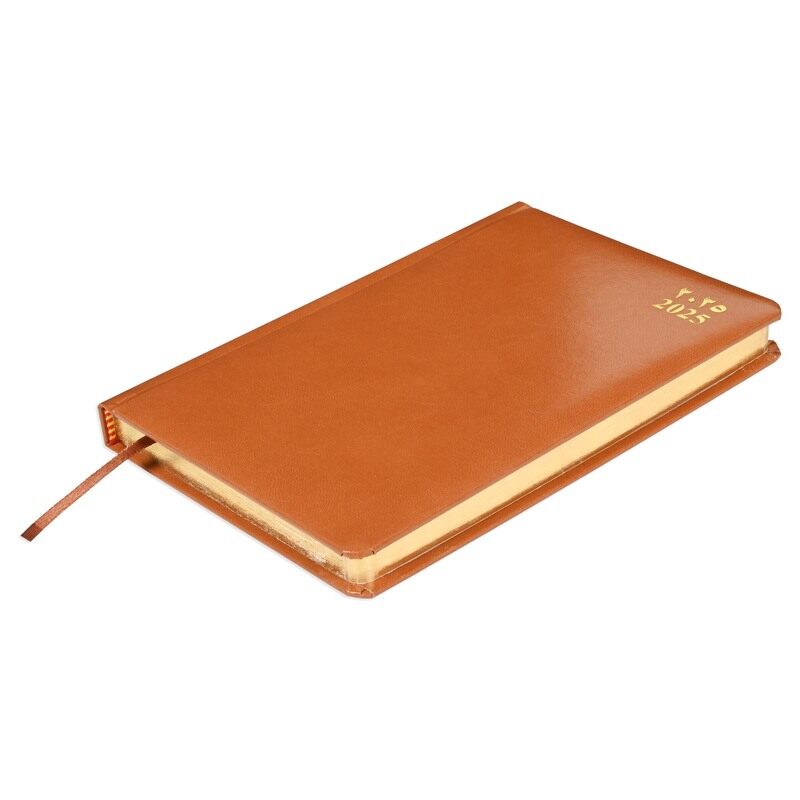 FIS 2025 Golden A5 Diary, Vinyl Materials, 1 Side Padded Cover, Round Corners, Gilded Edges, Size A5(148x210mm), English/Arabic, 60gsm White Paper, Br
FIS 2025 Golden A5 Diary, Vinyl Materials, 1 Side Padded Cover, Round Corners, Gilded Edges, Size A5(148x210mm), English/Arabic, 60gsm White Paper, Br