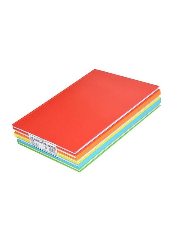 FIS Hard Cover Notebook Neon Assorted Set, 5mm Square, 5 Piece x 100 Sheets, A4 Size, FSNB5A4NASST, Multicolour
FIS Hard Cover Notebook Neon Assorted Set, 5mm Square, 5 Piece x 100 Sheets, A4 Size, FSNB5A4NASST, Multicolour
