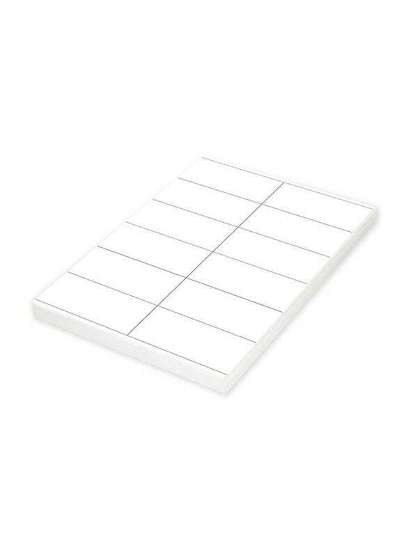 Agipa Multipurpose Label, 105 x 48mm, 1200 Labels, 100 Sheets, A4 Size, APLA101121, White
Agipa Multipurpose Label, 105 x 48mm, 1200 Labels, 100 Sheets, A4 Size, APLA101121, White