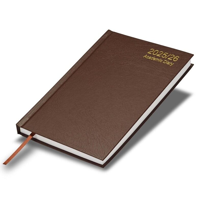 FIS 2025-2026 ACADEMIC DIARY, A5 Size(148x210mm) with Hard Cover Vinyl Materials, English, 60gsm White Paper, Chocolate Color-FSDI15E2526CH
FIS 2025-2026 ACADEMIC DIARY, A5 Size(148x210mm) with Hard Cover Vinyl Materials, English, 60gsm White Paper, Chocolate Color-FSDI15E2526CH