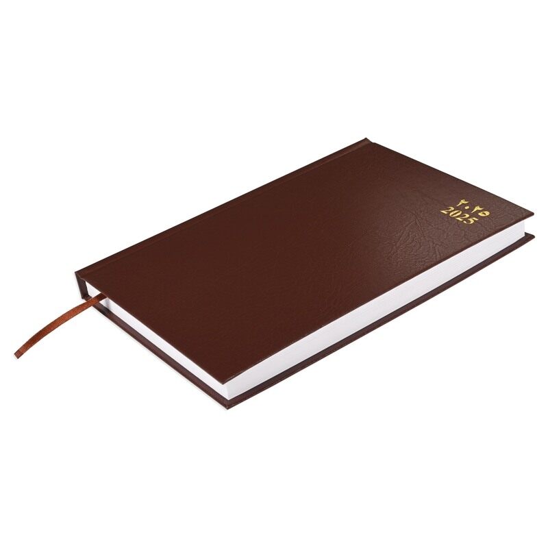 FIS 2025 A5 Diary, Hard Cover Vinyl Material, Size A5(148x210mm), Arabic/English, 60gsm White Paper, Chocolate Color-FSDI21AE25CH
FIS 2025 A5 Diary, Hard Cover Vinyl Material, Size A5(148x210mm), Arabic/English, 60gsm White Paper, Chocolate Color-FSDI21AE25CH