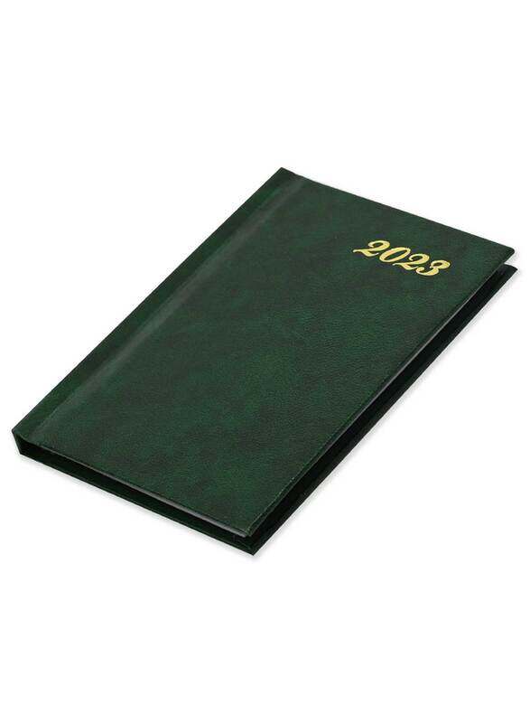 FIS 2023 English Week View Pocket Diary with Vinyl Hard Cover, 128 Sheets, 60 GSM, FSDI12EN23GR, Green
FIS 2023 English Week View Pocket Diary with Vinyl Hard Cover, 128 Sheets, 60 GSM, FSDI12EN23GR, Green