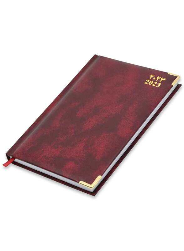 FIS 2023 Arabic/English Friday & Saturday Combined Diary, 320 Sheets, 60 GSM, A5 Size, FSDI93AE23MR, Maroon
FIS 2023 Arabic/English Friday & Saturday Combined Diary, 320 Sheets, 60 GSM, A5 Size, FSDI93AE23MR, Maroon
