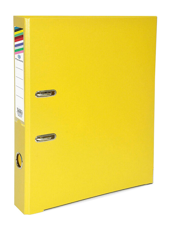 FIS PP Lever Arch File Folder with Slide-in Plate, 4cm, 50 Pieces, FSBF4PYL, Yellow
FIS PP Lever Arch File Folder with Slide-in Plate, 4cm, 50 Pieces, FSBF4PYL, Yellow