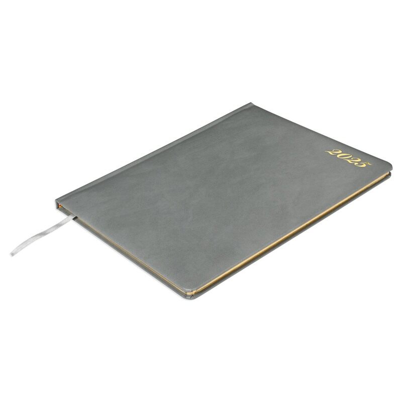 FIS2025 Golden Executive Diary, Bonded Leather Materials, 1 Side Padded Cover, Gold Gilded Edges, Round Corners, Size 210x260mm, English/French, 70gsm
FIS2025 Golden Executive Diary, Bonded Leather Materials, 1 Side Padded Cover, Gold Gilded Edges, Round Corners, Size 210x260mm, English/French, 70gsm