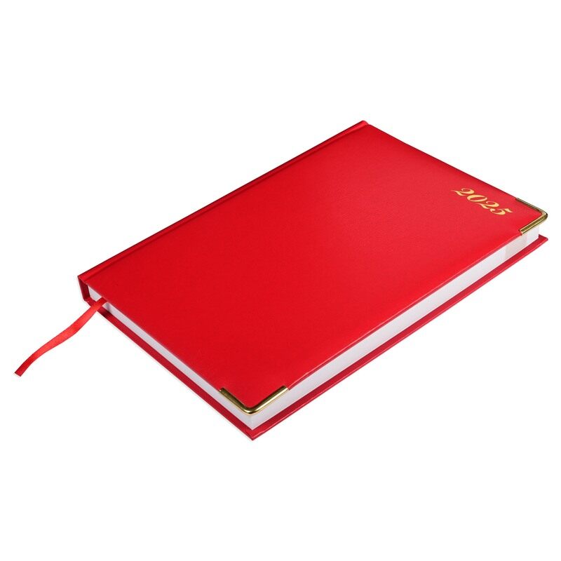 FIS 2025 Agenda Diary, Vinyl Materials, 1 Sided Padded Cover, Golden Corners, Size 170x240mm, English, 60gsm White Paper-Red Color-FSDI75EVG25RE
FIS 2025 Agenda Diary, Vinyl Materials, 1 Sided Padded Cover, Golden Corners, Size 170x240mm, English, 60gsm White Paper-Red Color-FSDI75EVG25RE
