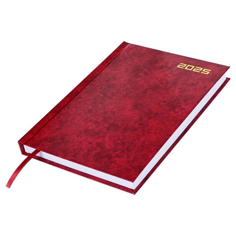 FIS 2025 Diary, Hard Cover Vinyl Material, A5 Size(14.8x21cm), English, Maroon Color-FSDI21E25MR
FIS 2025 Diary, Hard Cover Vinyl Material, A5 Size(14.8x21cm), English, Maroon Color-FSDI21E25MR