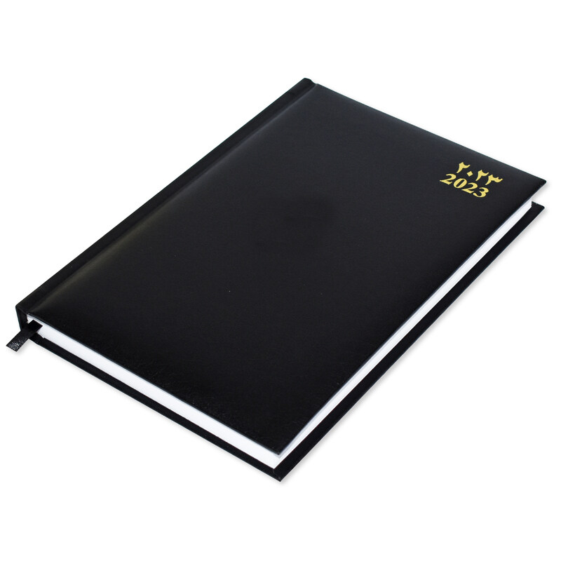 FIS 2023 Arabic/English 1 Side Padded Cover Diary, 384 Sheets, 60 GSM, A5 Size, FSDI18AE23BK, Black
FIS 2023 Arabic/English 1 Side Padded Cover Diary, 384 Sheets, 60 GSM, A5 Size, FSDI18AE23BK, Black