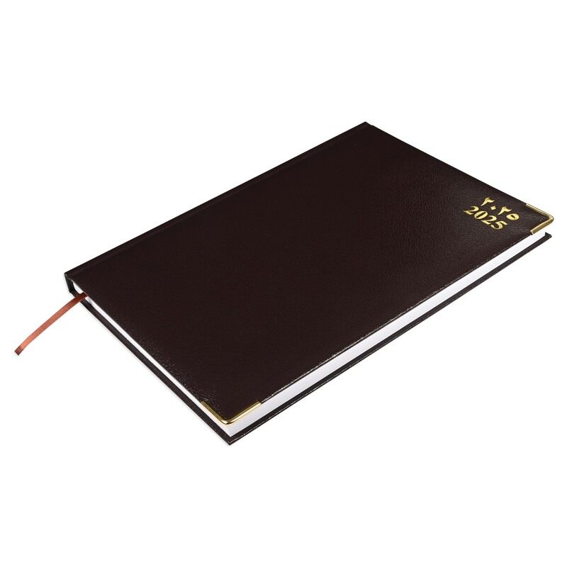 FIS 2025 Diary, 1 Side Padded Vinyl Material, Gold Corners, A4 Size(21x29.7cm), Arabic & English, Chocolate Color-FSDI42AE25CH
FIS 2025 Diary, 1 Side Padded Vinyl Material, Gold Corners, A4 Size(21x29.7cm), Arabic & English, Chocolate Color-FSDI42AE25CH