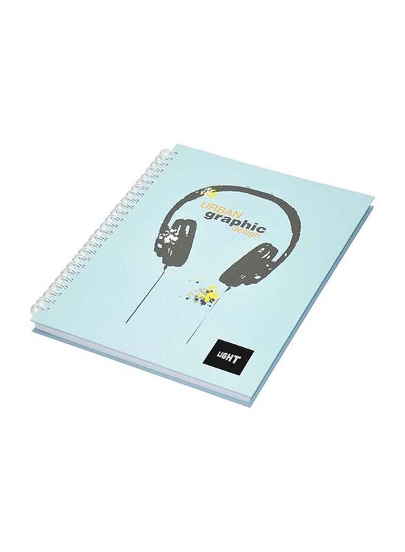Light 5-Piece Spiral Hard Cover Notebook, Single Line, 10 x 8 inch, 100 Sheets, LINBS1081802, Light Blue
Light 5-Piece Spiral Hard Cover Notebook, Single Line, 10 x 8 inch, 100 Sheets, LINBS1081802, Light Blue
