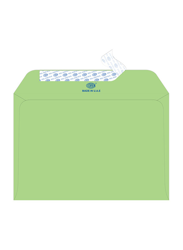 FIS Executive Laid Paper Envelopes Peel & Seal, 6.37 x 9.01 inch, 25 Pieces, Green
FIS Executive Laid Paper Envelopes Peel & Seal, 6.37 x 9.01 inch, 25 Pieces, Green