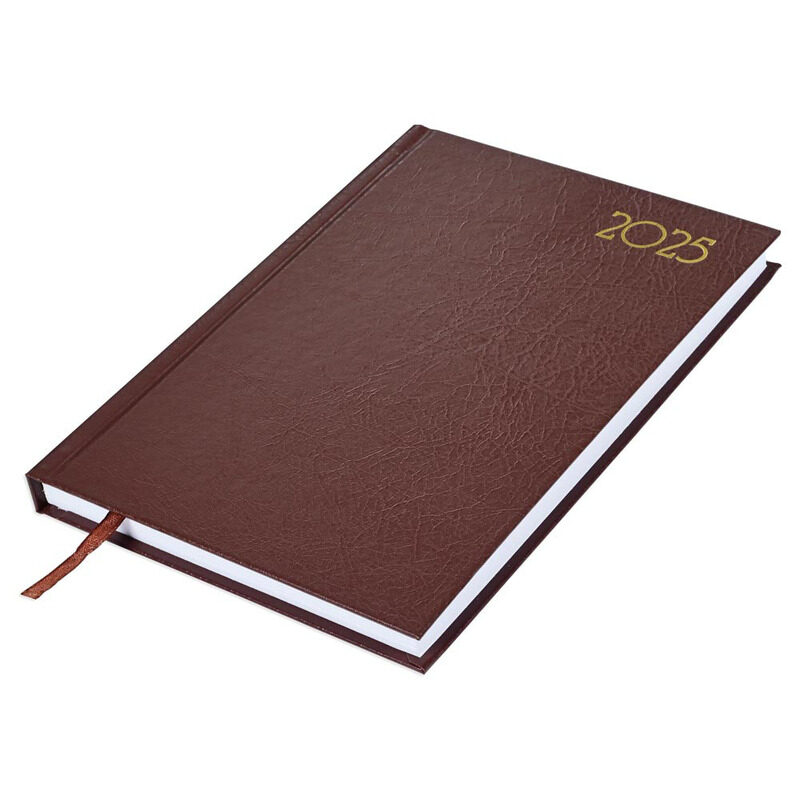 FIS 2025 Diary, Hard Cover Vinyl Material, Saturday & Sunday Combined, A5 Size(14.8x21cm), English, Chocolate Color-FSDI90E25CH
FIS 2025 Diary, Hard Cover Vinyl Material, Saturday & Sunday Combined, A5 Size(14.8x21cm), English, Chocolate Color-FSDI90E25CH