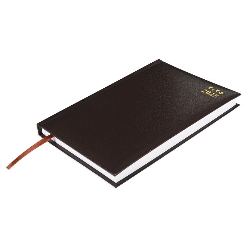 FIS2025 A5 Diary, Vinyl Materials, 1 Side Padded Cover, Size A5(148x210mm), English/Arabic, Chocolate Color-FSDI18AE25CH
FIS2025 A5 Diary, Vinyl Materials, 1 Side Padded Cover, Size A5(148x210mm), English/Arabic, Chocolate Color-FSDI18AE25CH