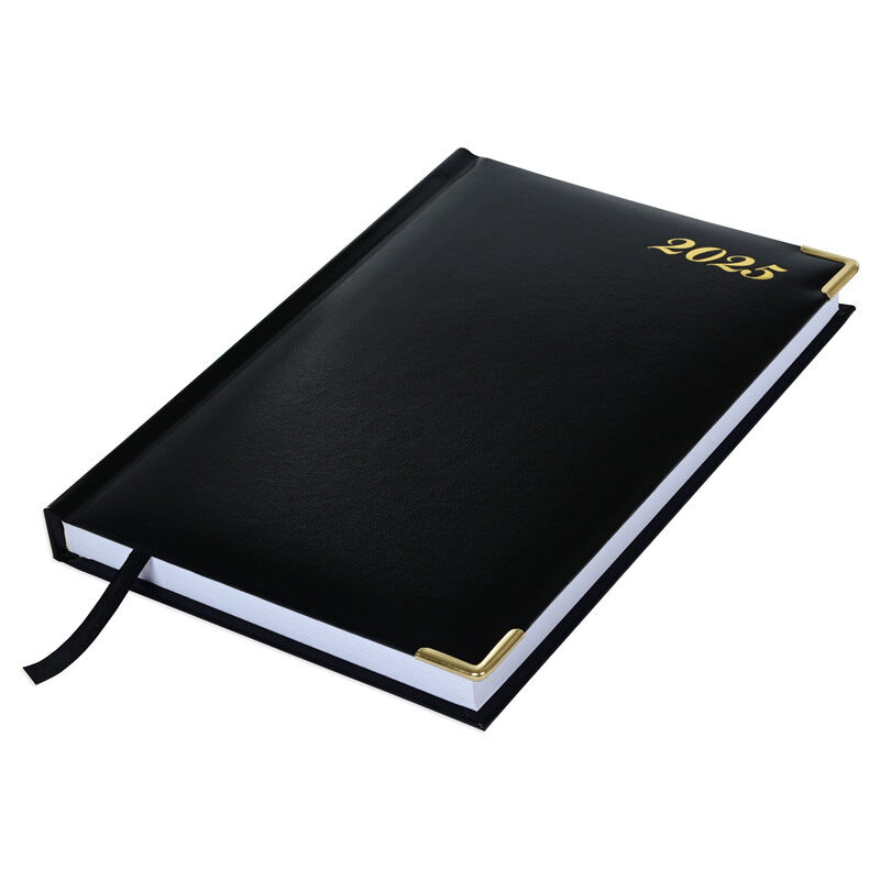 FIS 2025 Diary, 1 Side Padded Vinyl Material, Gold Corners, A5 Size(14.8x21cm), English, Black Color-FSDI22E25BK
FIS 2025 Diary, 1 Side Padded Vinyl Material, Gold Corners, A5 Size(14.8x21cm), English, Black Color-FSDI22E25BK